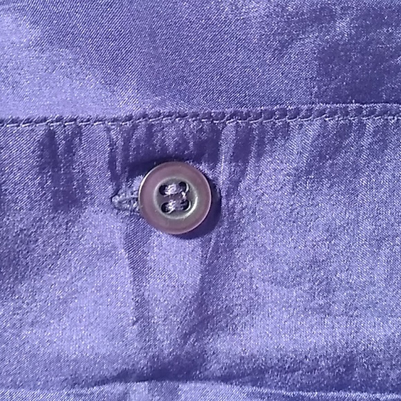 Vintage Jarama Purple Silk 💜 Top Sz.S Like New Condition (X-52 CRATE) - Picture 6 of 9